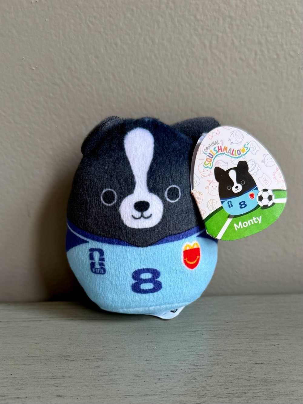 MONTY McDonald’s FIFA World Cup 2026 Squishmallows Happy Meal Toys New No Box